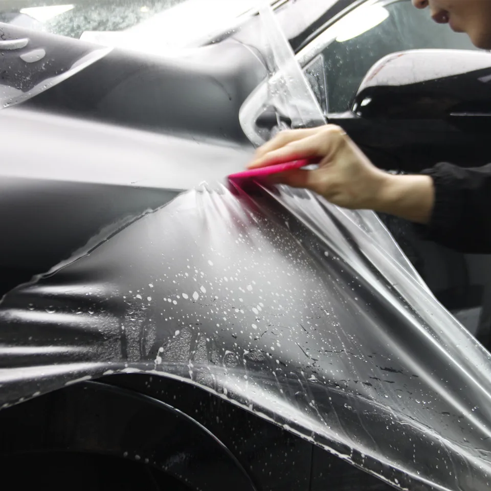 HOHOFILM 1,52X15M PPF Clear Matte Car Paint Film Automatické povlaky Vinyl Clear Adhesive Film TPH Self-Repair Clear podprsenka