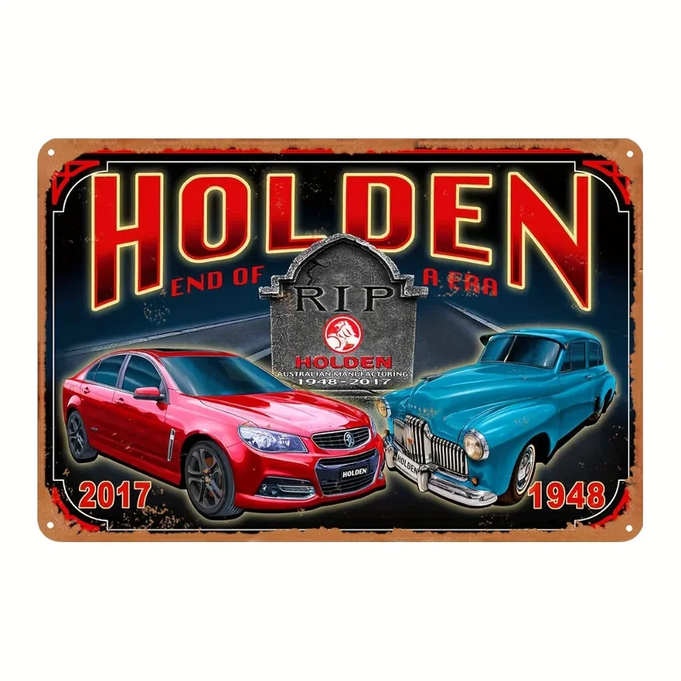 Holden Tribute Metal Sign Vintage Iron Wall Art vopred vŕtaná dekoratívna značka odolná