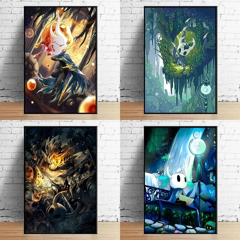 Hollow Knight Game rola plagát Decorácie maľba HD plátno spálňa obývacia izba domáca výzdoba dekorácia nástenná maľba nástenná maľba nástenná maľba nástenná maľba nástenná maľba
