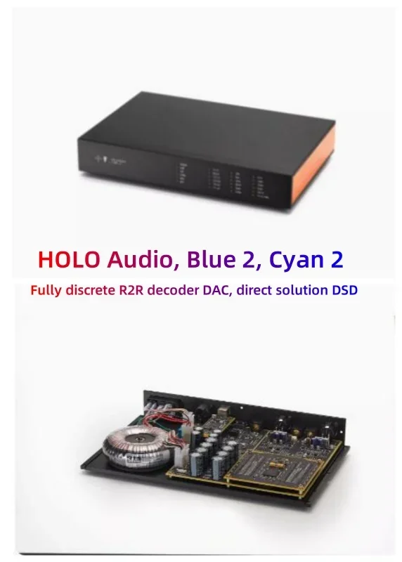 Holo Audio, Qing 2, Cyan 2, Plne diskrétny dekodér R2R DAC, priamy dekódovanie DSD