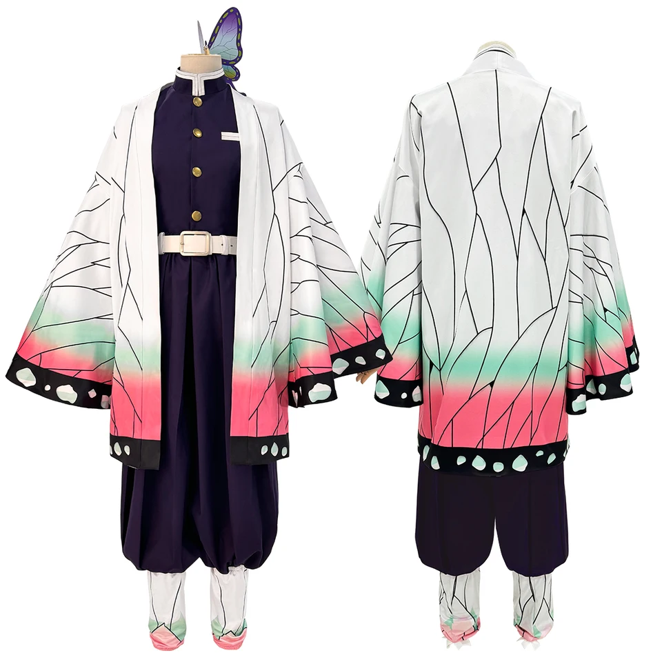 Holoun Anime Kochou Shinobu Cosplay kostým parochňou vyšíva Purpurové top nohavice haori opasok Butterfly cos halloween vianočný darček
