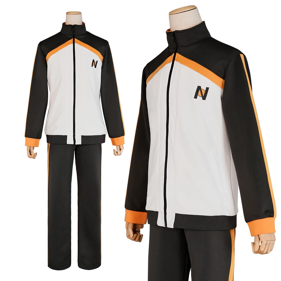 Holoun Re: Život v inom svete ako nula anime Natsuki Subaru Cosplay Cosplay Kostým výšivka Full Zips Tracksust Elastic Elastic Pants