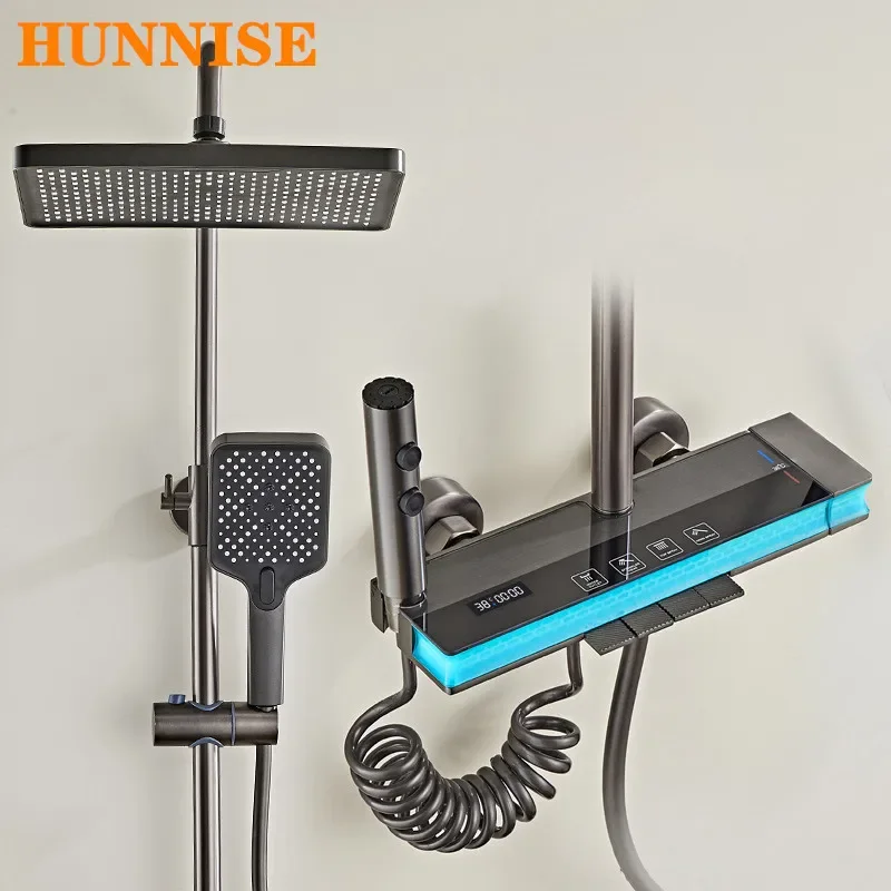 Holové klavír Digitálna kúpeľňa Sada Kvalitná mosadzná kúpeľňa Mixer faucet