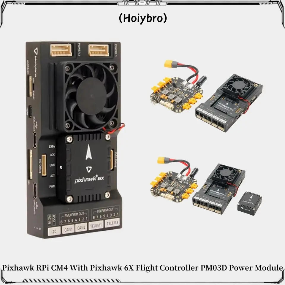 Holybro Pixhawk RPI CM4 WESELBOARD s modulom letového ovládača PIXhawk 6X
