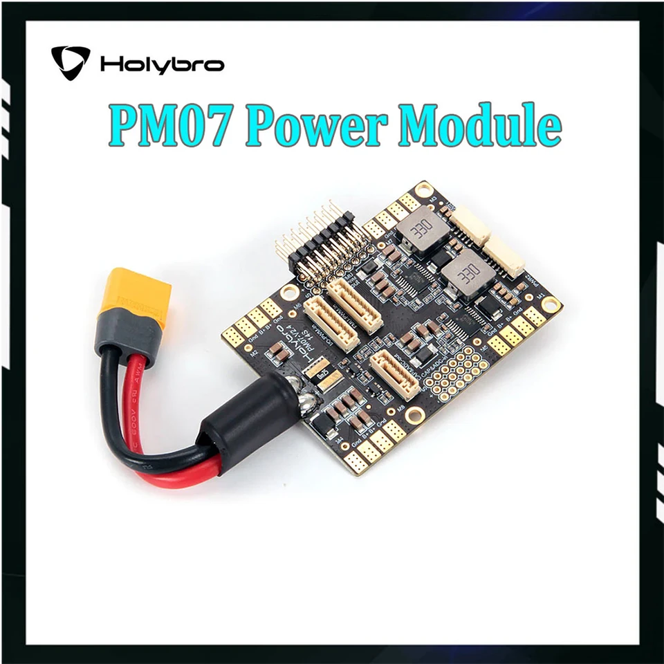 Holybro PM07 Manažment výkonu PM Modul W/ 5V UBEC 2 ~ 12S Lipo výstup pre Pixhawk 4 PX4 Flight Controller RC FPV Racing Drone