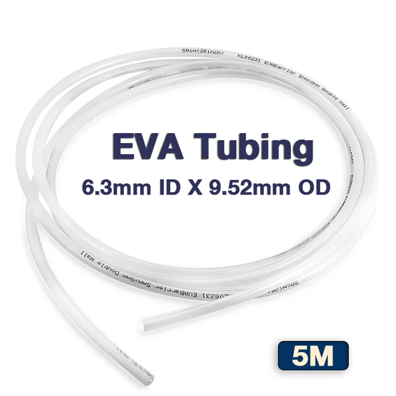 Homebrew Eva trubica hadica na hadicu Pivné vedenie, 6,3 mm id x 9,5 mm OD Bariéra s dvojitou stenou (5 metrov) remeselnícka kvapka