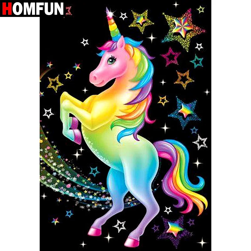 Homfun Full Square/Round Drill 5D DIY Diamond Painting 