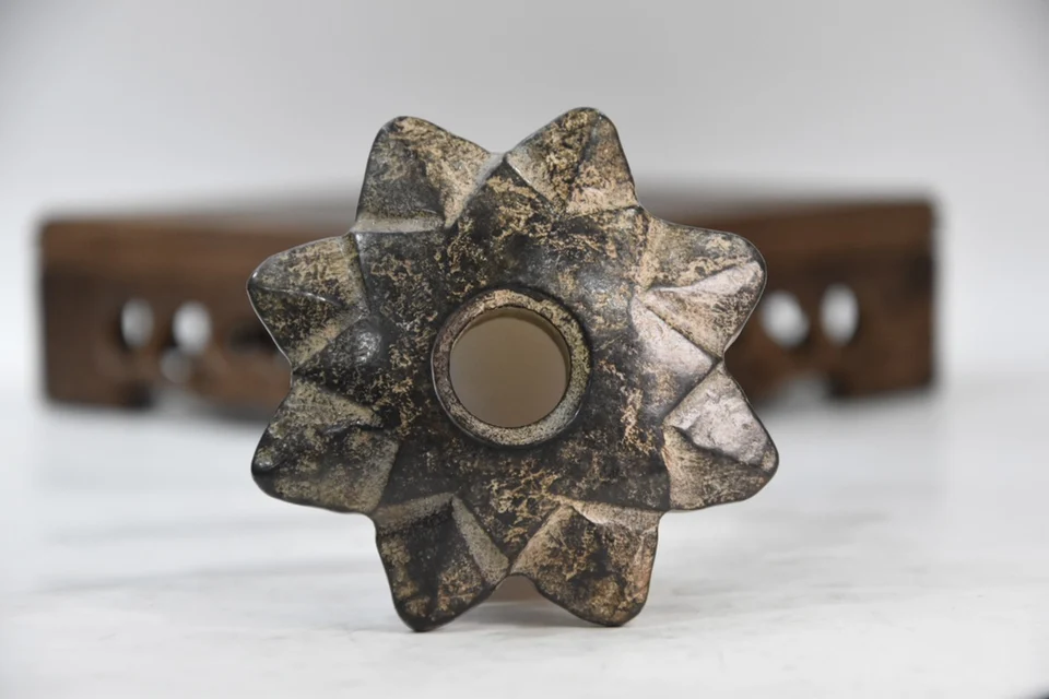 Hongshan Culture Meteorit Double Octagon Star
