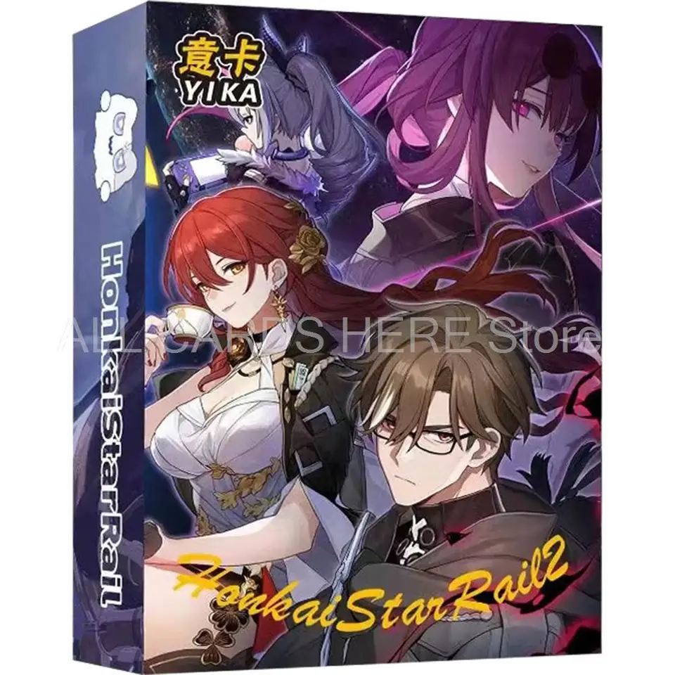 Honkai: Hviezdna železničná karta pre deti pre deti bohyňa bohyne Alliance Silver Edition Stravček špeciálne karty zberu anime zberných znakov