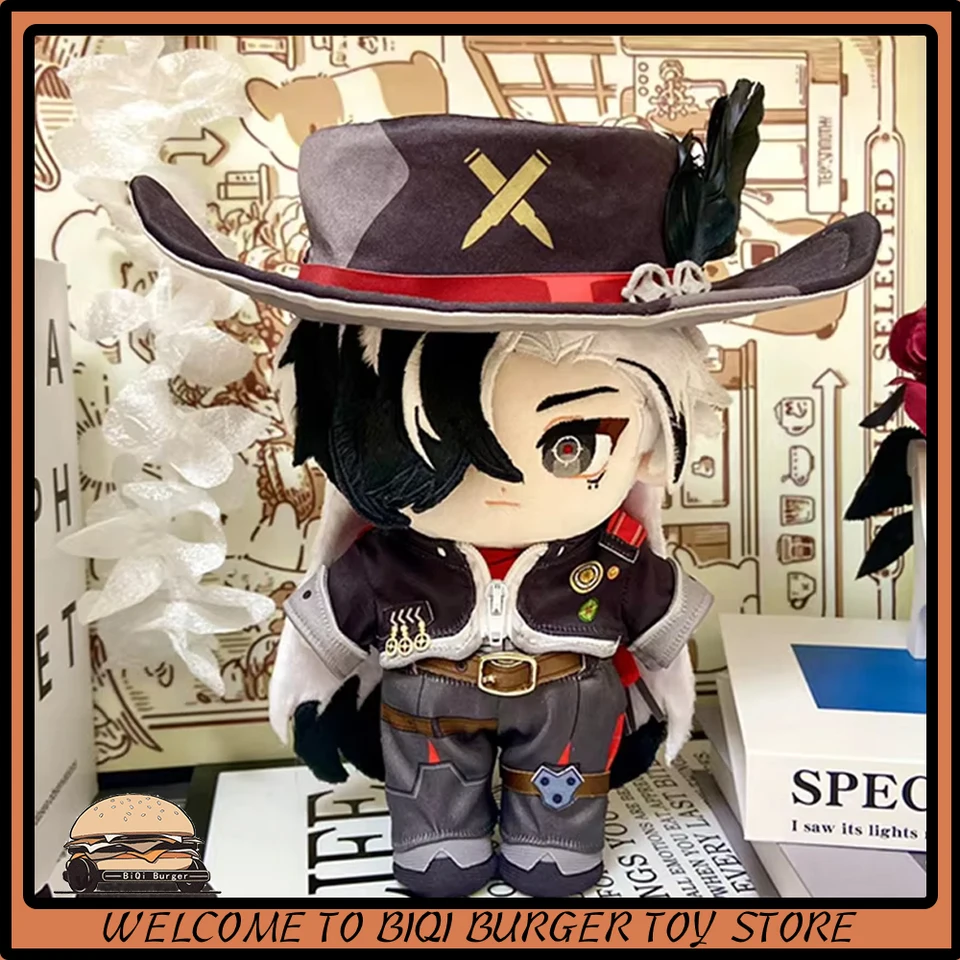 Honkai: Hviezdny plyšový 20 cm železnica Boothill plnená plyšová socha modely Dolls Collection Rooms Cartoon Decorra Puppet Desk Hračky Darčeky