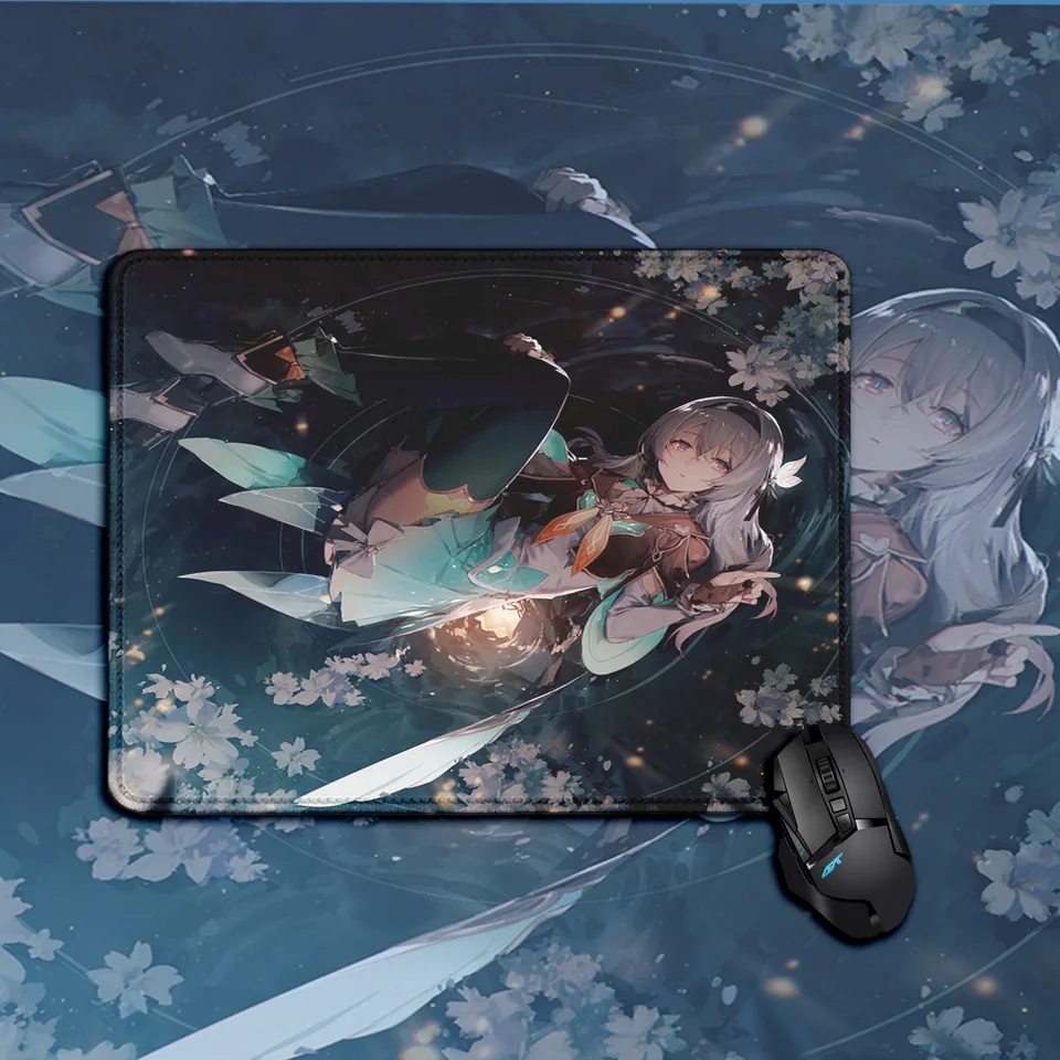 Honkai: Star Rail Firefly Small Mouse Rat Cute Gaming MousePad Sexy Girl Gamer MousePad Gumber Teclado Mats Desk Pad Hd MousePad