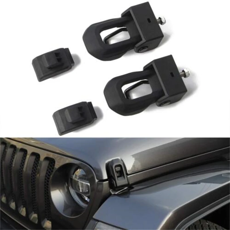 Hood Lock Catch Bracket Západy Brackle pre Jeep Wrangler JK JKU Sahara 2007 2008 2009 2010 2010 2012 2013 2014 2014 2015 2016 2016