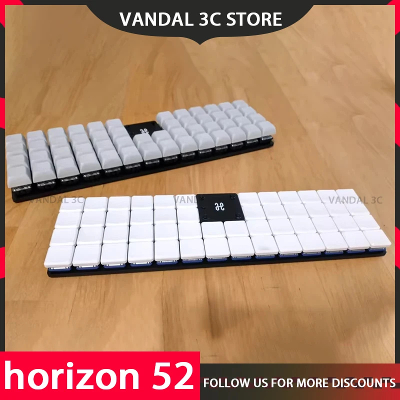 Horizon 52 Mechanická klávesnica Bluetooth Wireless Wireless USB Ultra-thin prenosná klávesnica ZMK Prispôsobenie