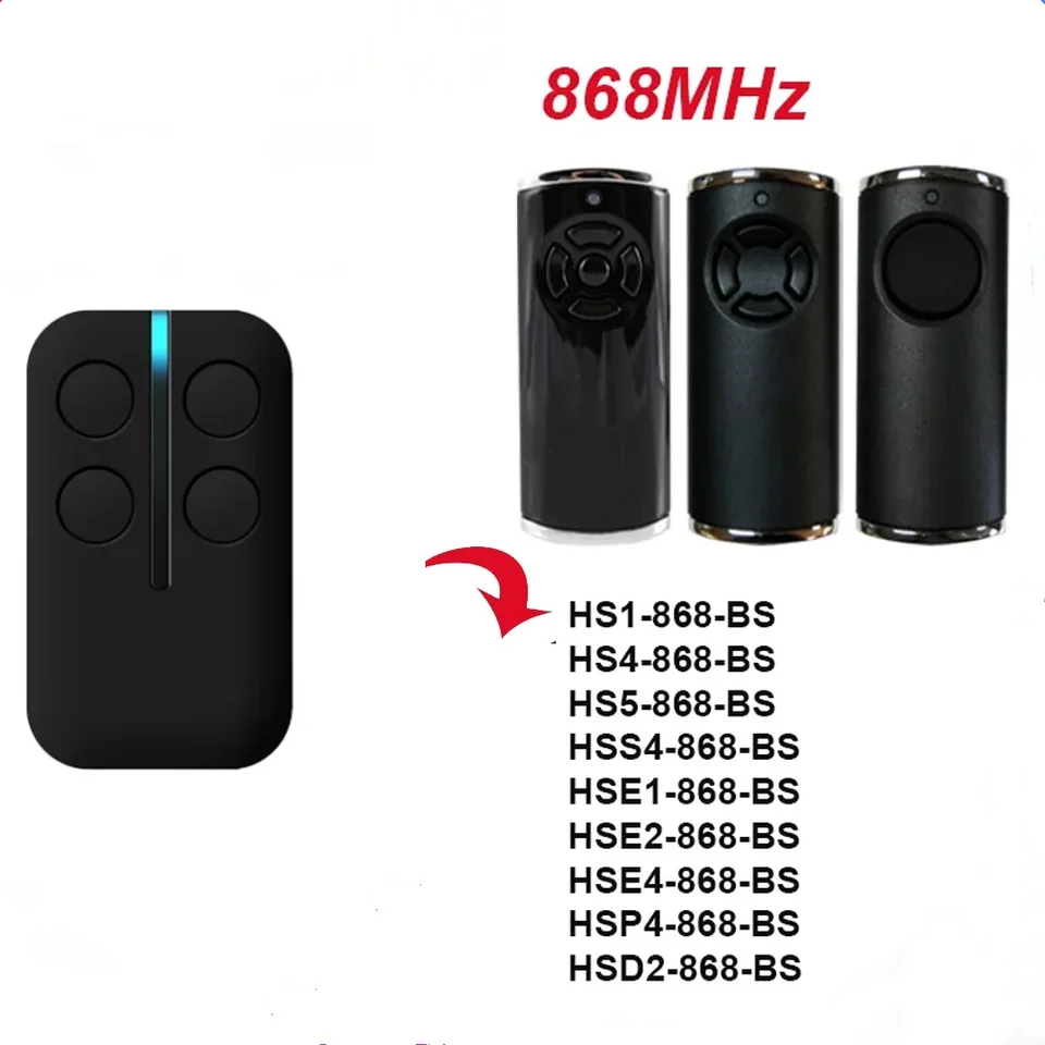 Hormann HSE1 HSE2 HSE4 HS1 HS4 HS5 HSS4 HSP4 HSD2 868 BS 868MHZ Duplikátor diaľkových ovládacích garážových dverí
