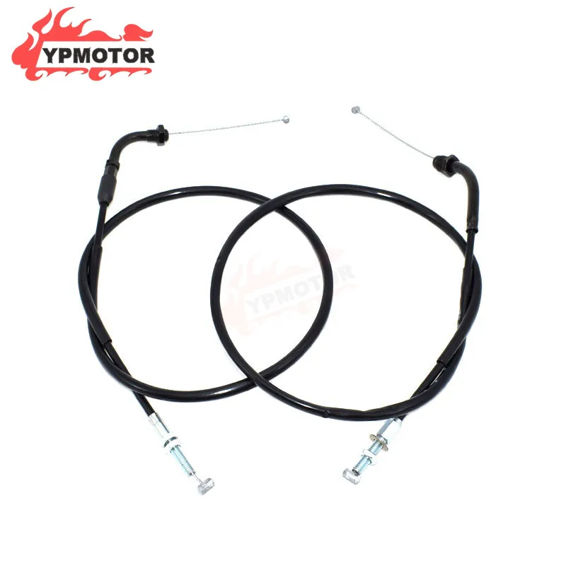 Hornet 600 900 Street Bike 2ks/Set Push Pull Pull Throttle Olejové káble lana vodiče pre Honda CB600F 1998-2006 CB900 CB919 2002-2007
