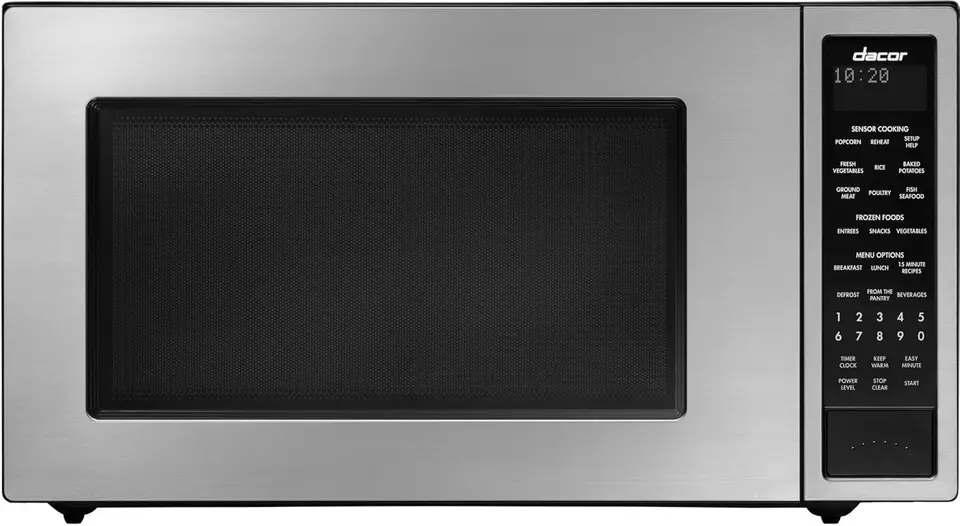 Horná alebo zabudovaná mikrovlnná rúra 2.0 Cu.ft. Technológia senzorov 1100 Watts Automaticky upravuje čas