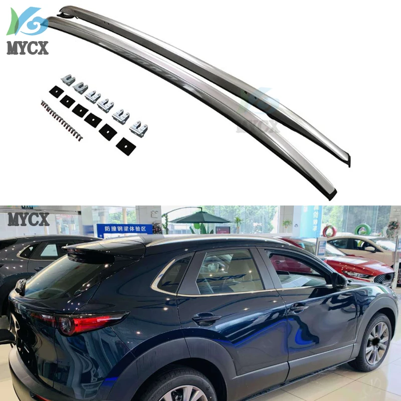 Horná strešná batožina Rail Bar Bar Rack pre Mazda CX-30 CX30 2020 2021 2022 2023, pôvodný model, bezplatný vŕtací otvor, skutočná kvalita ISO9001