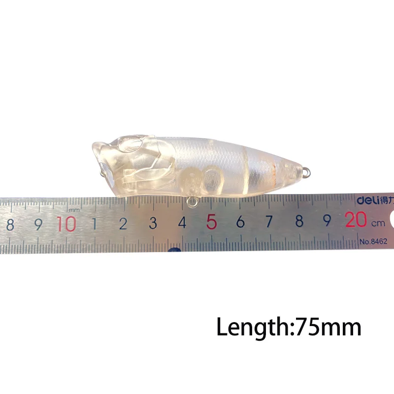 Horolezecká návnada, 10 kusov, 8,5 g, 75 mm, kľukatá lopta, plávajúca návnada, prázdna návnada