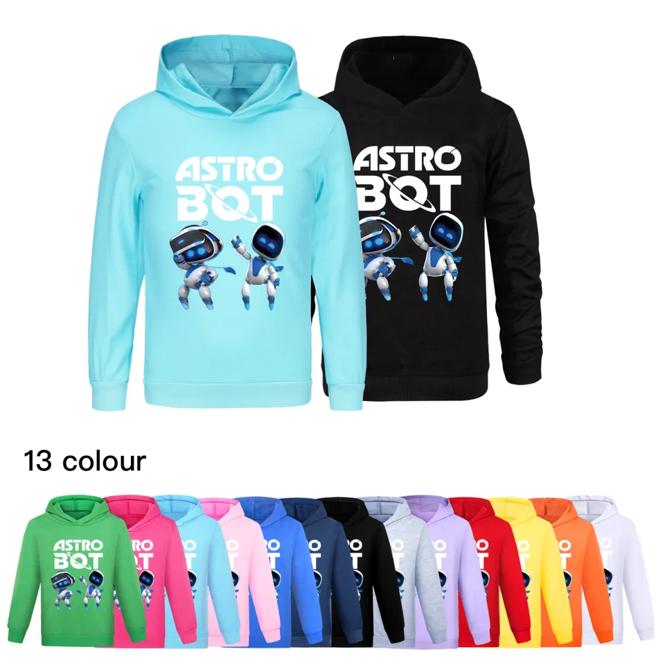 Horúca astro botka kapucňa Komické oblečenie pre batoľa Girl Pullover s dlhým rukávom Coats Boys mäkké tkanina vonkajšie oblečenie detské oblečenie