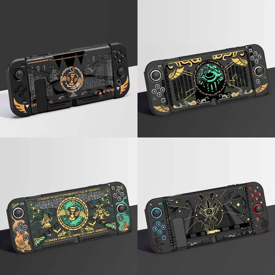 Horúca hra Skin TPU Soft Officult Case pre Nintendo Switch OLED NS Joy-CON predné zadné kryt