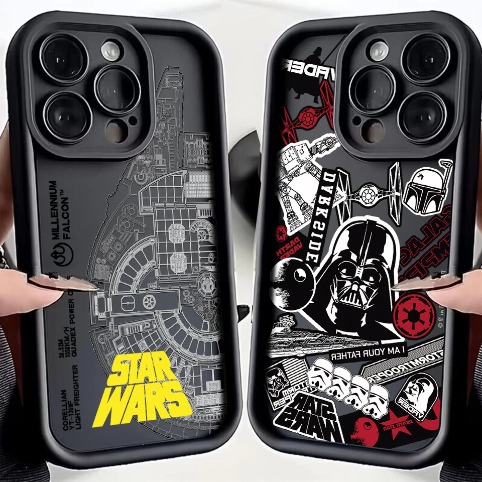 Horúca karikatúra S-Star W-Wars Pase pre google pixel 9 8 8a 7a pro xl 4g 5g mäkký silikón TPU nový zadný kryt