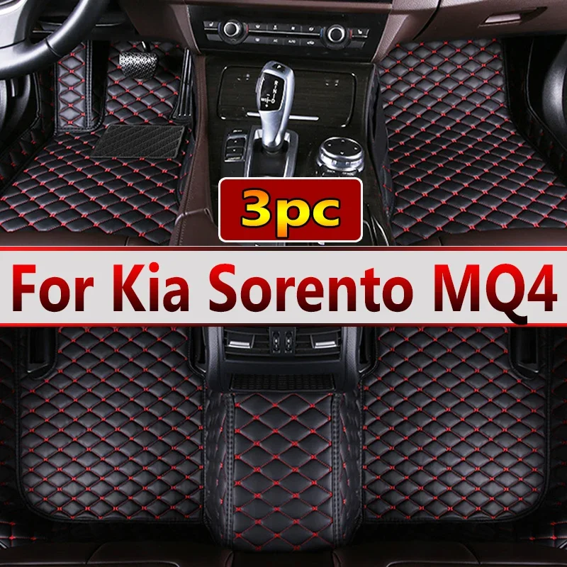 Horúca kobercová podlaha podlaha pre kia Sorento MQ4 2021 2022 2023 vodotesná kožená mačka podlahové podlahy tapety para automobilové auto prístup
