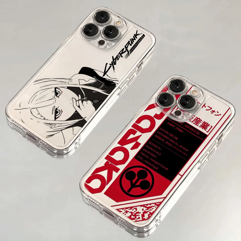 Horúca móda Cyberpunk Girls Pase pre Tecno Spark Go 30c 10 Camon 30 20 19 Pova 6 5 Pro Itel S23 A70 4G 5G Clear TPU Cover TPU