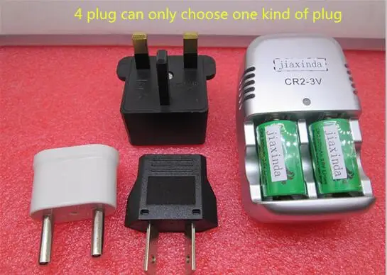 Horúca nová CR2 +nabíjačka 800 mAh 15270 3V Nabíjateľná lítiová batéria (2 batéria +1charger)
