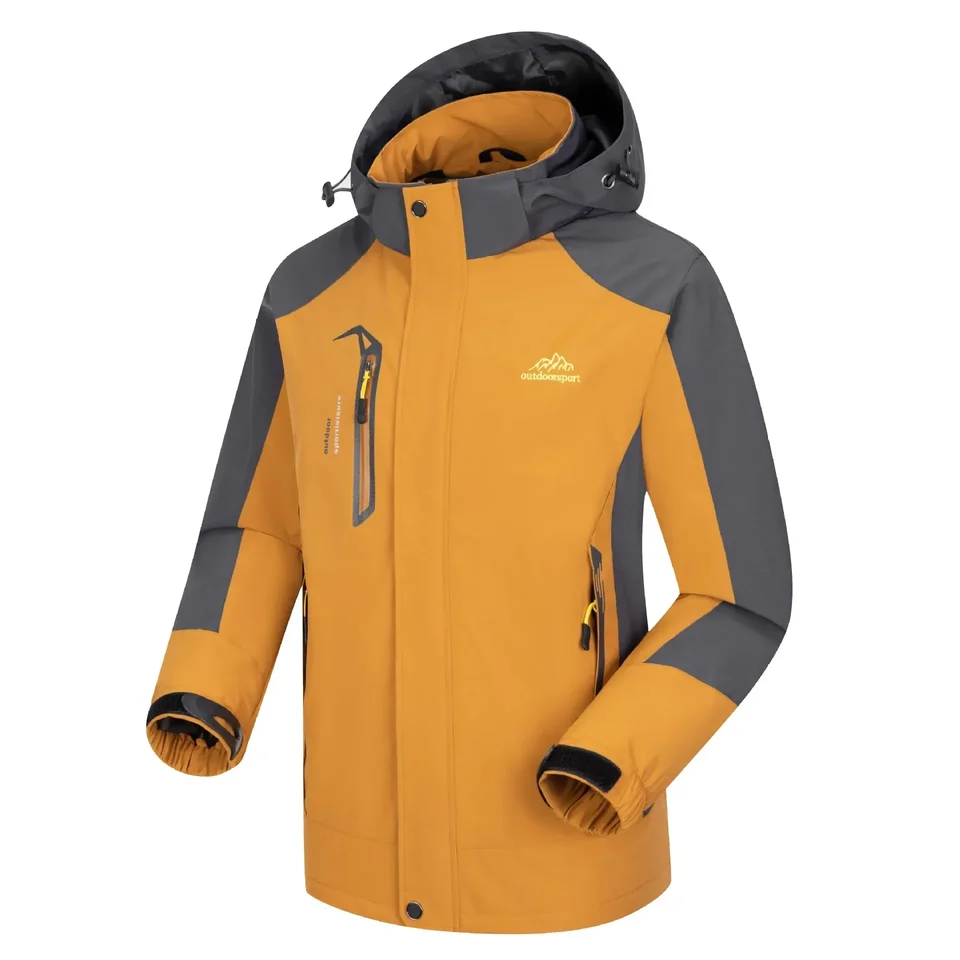 Horúca nová vonkajšia bunda nepremokavá vetru vodná kapucňa turistická bunda z športového kabátu kemping lezenie horské bundy Outwear Parka