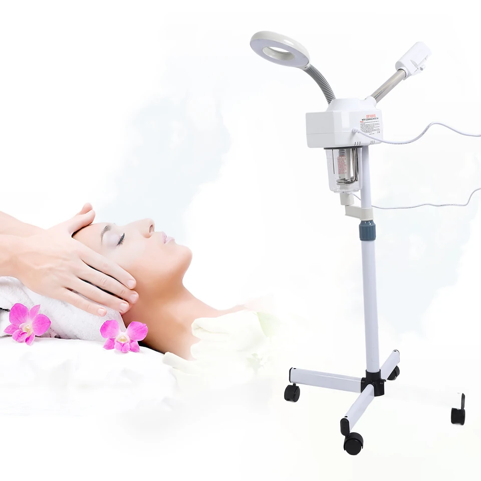 Horúca parník s tepnou hmlou Hmlko s ozónom pre tvár hlboký čistiaci odparovací salón Domáce kúpele Sprayer Care Whilening