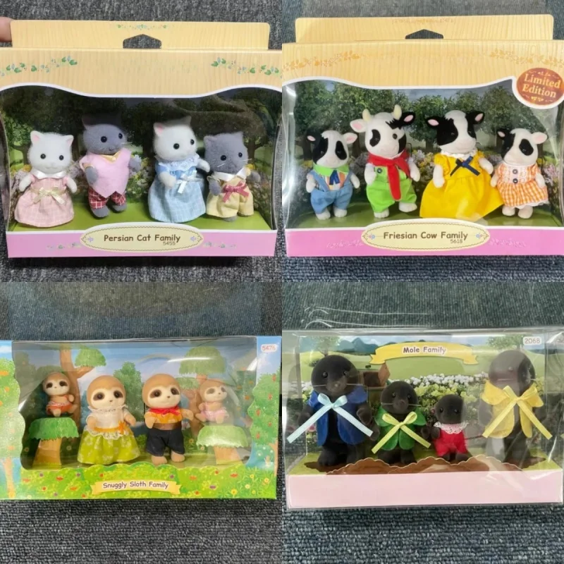 Horúca simulácia lesných bábik Rodina anime figúrky detská sada veľkoobchodná bábika Hračka Zhromažďovanie izby Ozdoby dekorácie kawaii figurín detské darčeky