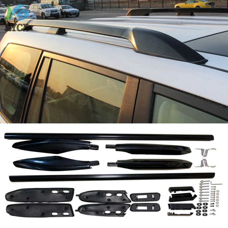 Horúca strecha Rack Rail Bar pre Toyota Land Cruiser Prado 120 150 Séria FJ120 FJ150 2003-2020