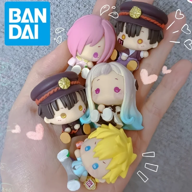 Horúca toaleta viazaná Hanako-kun Bandai Gashapon Original Anime postava Minamoto Kou Zhromažďovať modely hračky narodeniny darček roztomilé ozdoby