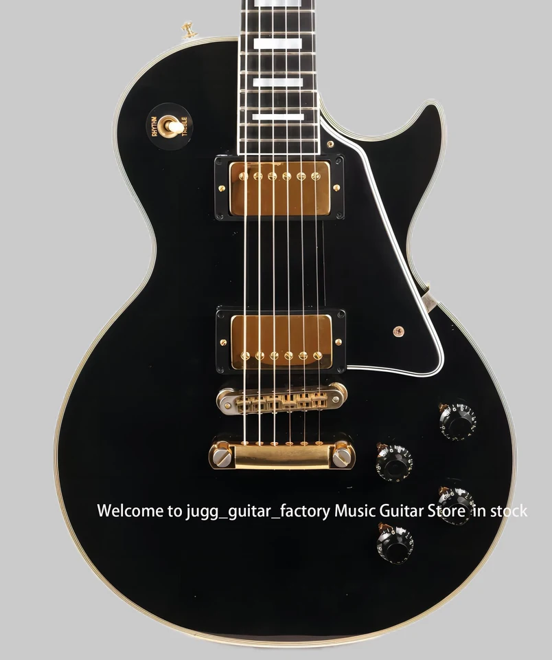 Horúca vlastná obchod EBONY 2004 Elektrická gitara Rovnako ako obrázky