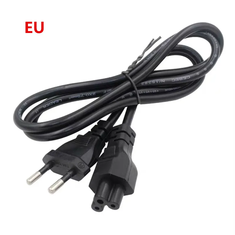 Horúce 1,2 m EÚ US Plug Universal NAPLATNÉ nabíjačku zástrčka kábla kábla pre PC