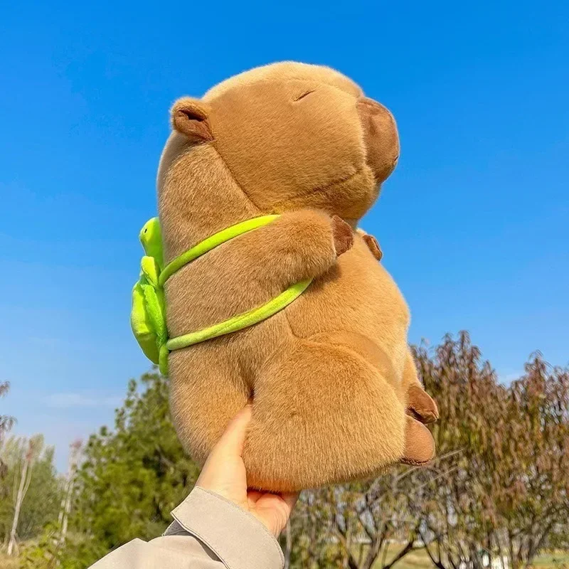 Horúce 25 cm kapibala capybara plyšová hračka internetovej celebrity capybara Jun Doll Doll Ugly Cytle Doll Guinea Pig Duys dievčatá Anime kawaii