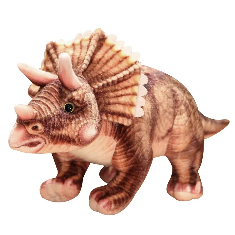 Horúce 32-46 cm kreatívne plyšové mäkké trikeratops plyšová hračka simulácia Dinosaur Doll Doll Hray Kid
