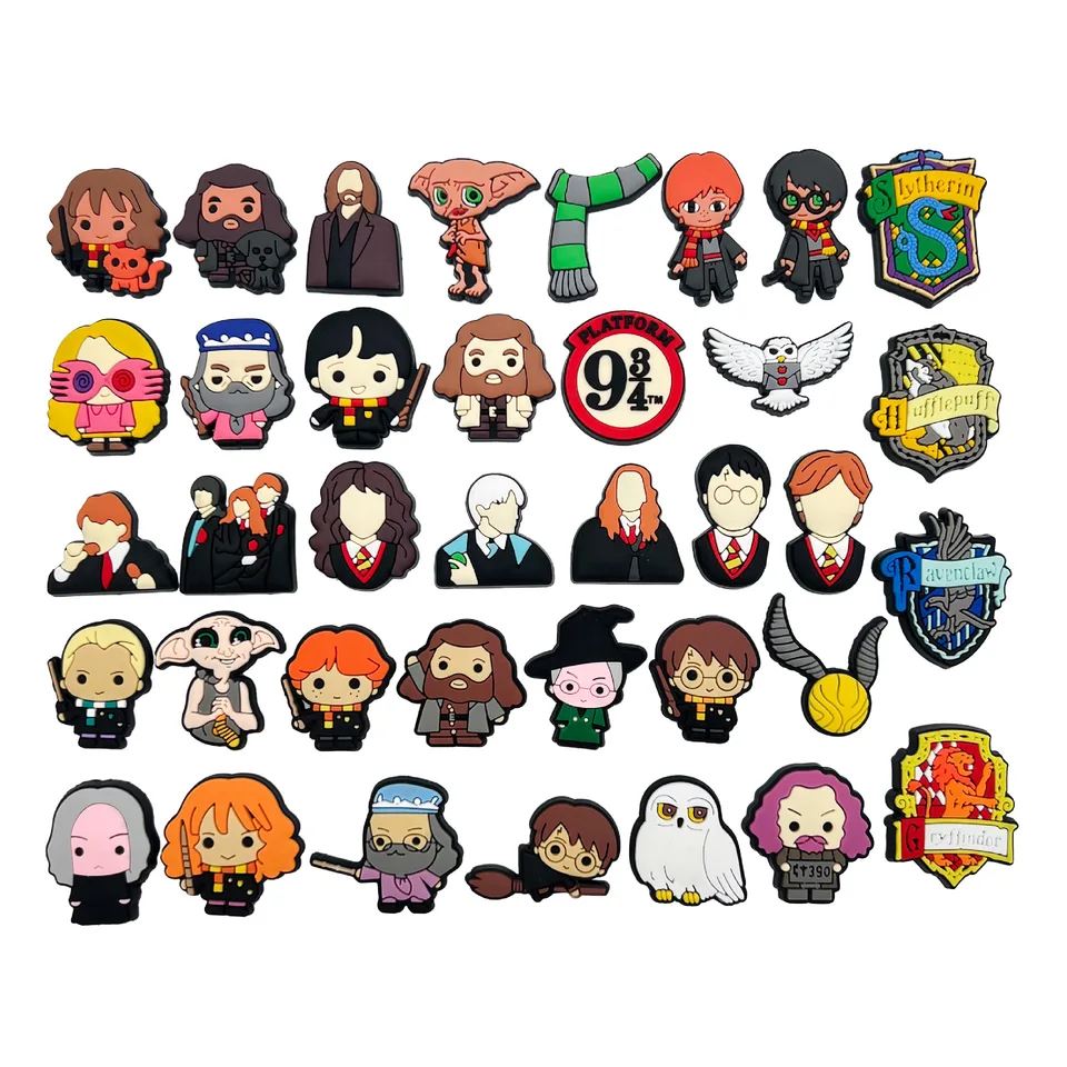 Horúce 37ks Harry Potter PVC jaskynné topánky Krásne doplnky Krokodílová pracka Bradavice Škola čarodejnícka a čarodejnícka plážová obuv