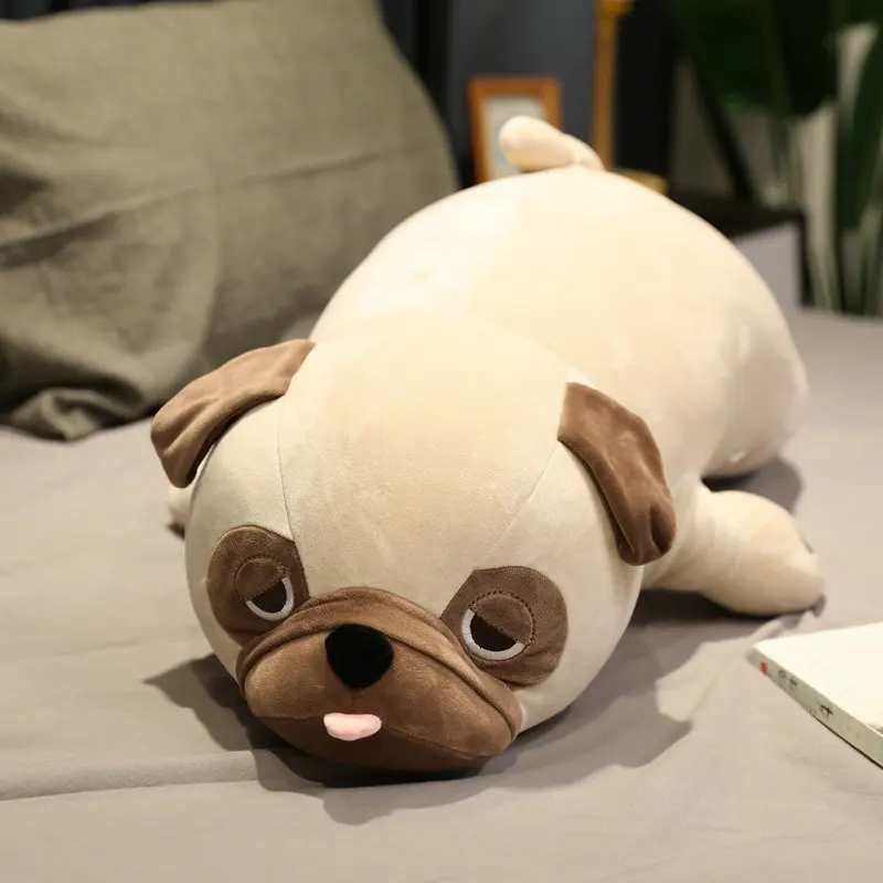 Horúce 55-90 cm Veľká veľkosť Nové roztomilé zviera kawaii mops psie pies hračky spánok vankúš