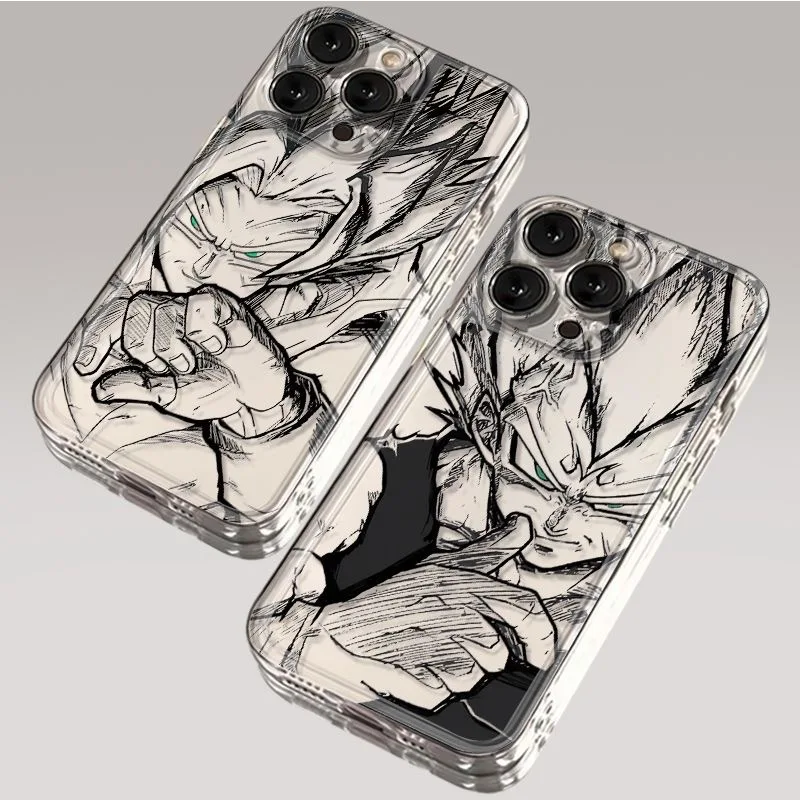 Horúce anime Dragonballs Nový čierny telefónny puzdro pre Oppo Realme C67 C65 C63 C55 C53 C35 C30 C11 12 10 9 8 7 6 5 3 Pro Plus Cover 5G