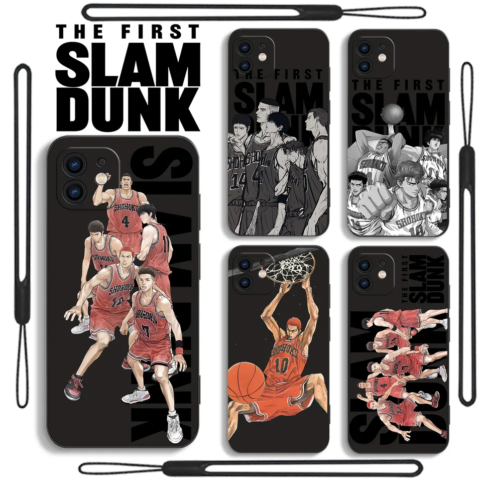Horúce anime slam Dunk puzdro pre Oppo Realme 11 10 9 9i 8 8i 7i 6 Pro Plus C31 C35 C11 C12 C15 C20 C21Y C25 kryt s ručným popruhom