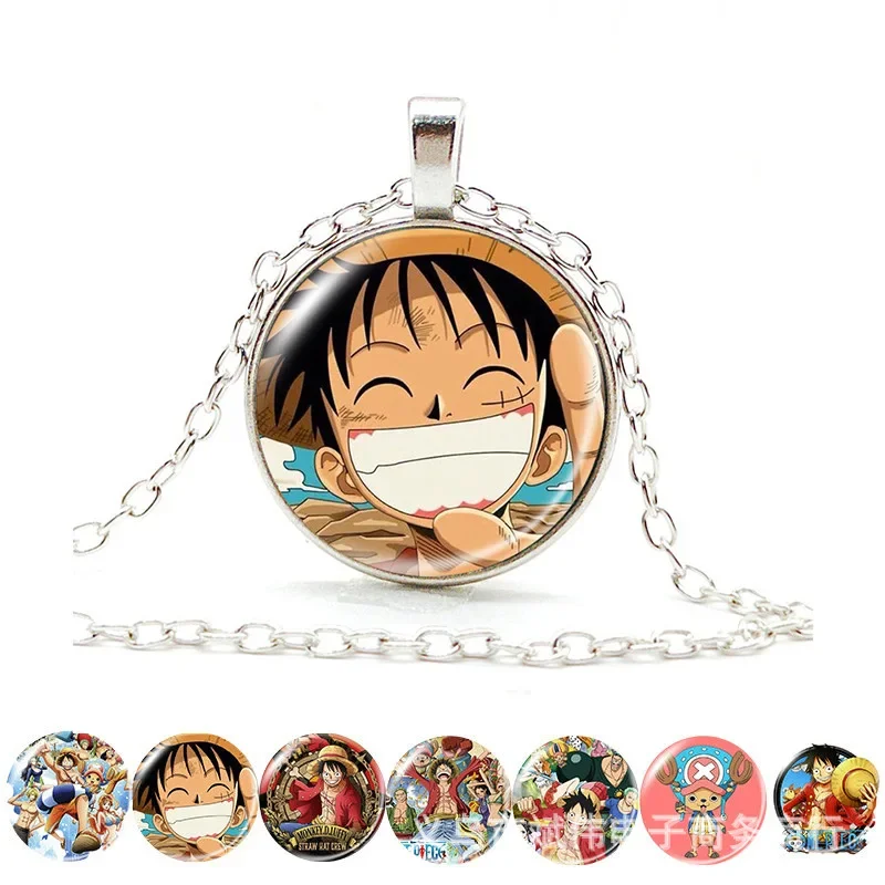 Horúce jeden kus náhrdelníka Luffy Zoro Pendant Cartoon Anime Derivát periférne náhrdelníky Módne reťaze