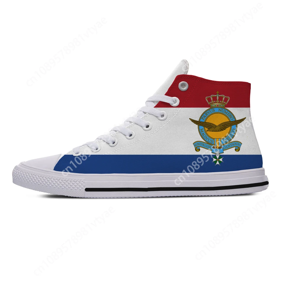 Horúce letné kabáty Army Nederland Flag Marine Corps Army Air Foce High Top Canvas Shoes Pánske dámske dámske priedušné najnovšie tenisky