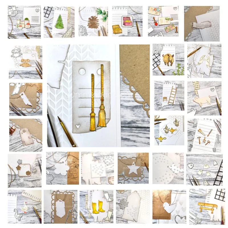 Horúce listy krídla duchovia srdiečko Srdce Hviezda Angel Tag TASSELS Kovové rezanie známok známky zo scrapbook dekorácie dekorácie Šlapka Eld Emboss