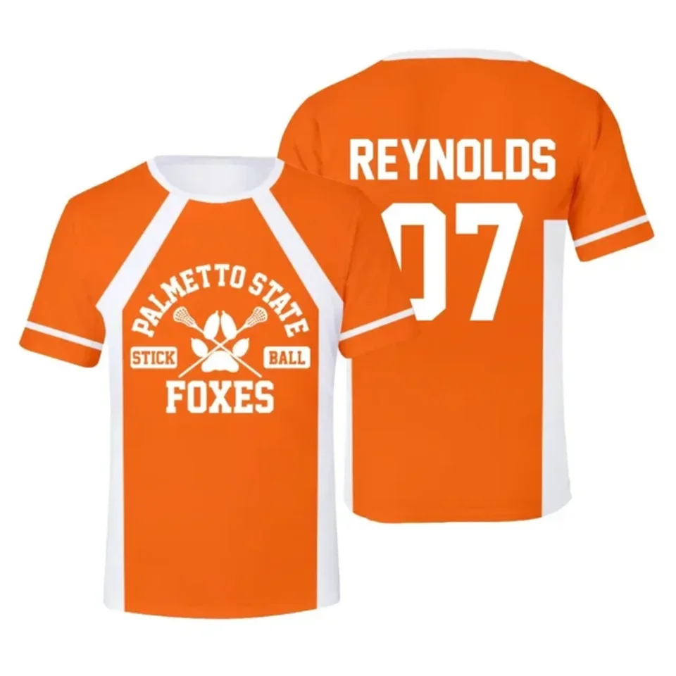 Horúce líšky Court Shirt Palmetto Štátne líšky Field Hockey Men's and Women's, Cosplay 3D tričko, detské oblečenie