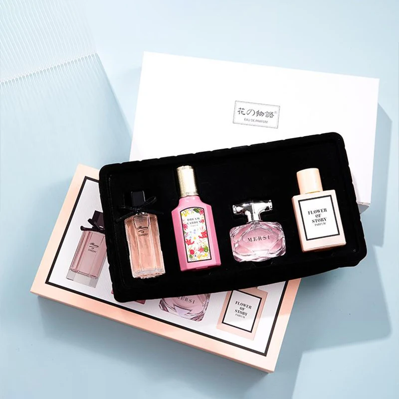 Horúce originálne dámske parfumové darčekové box 3/4 kusy sada čerstvej vône Eau de Parfum kvetinová vôňa čerstvá духи женские