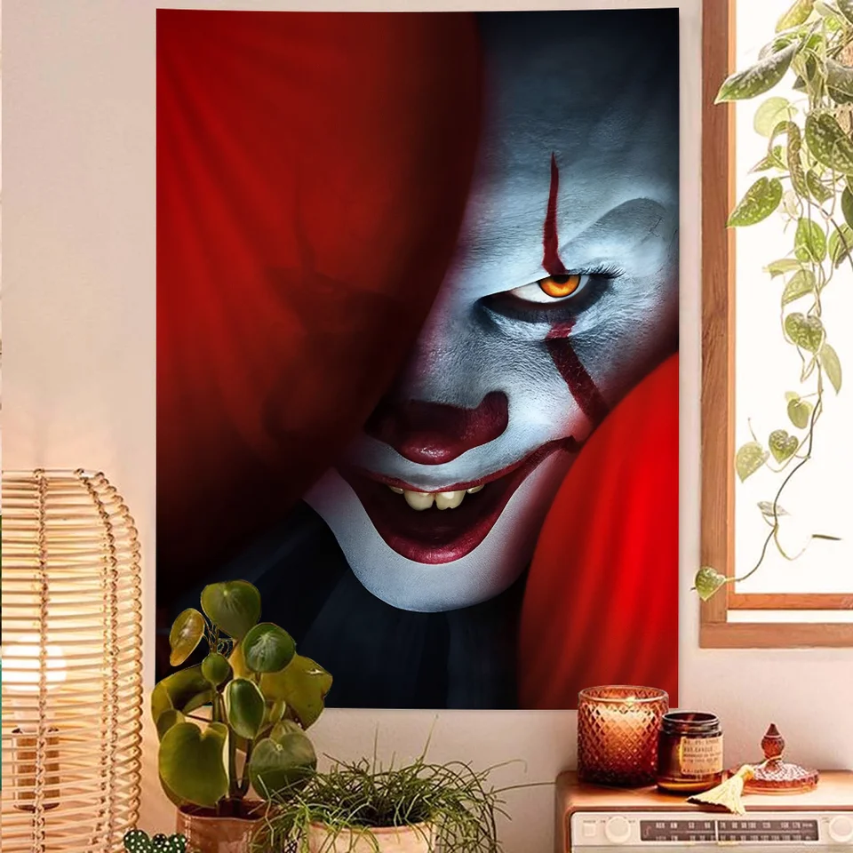 Horúce pennywise klaun plavák Horor zavesenie tapisérie lacné stena zavesenie české steny tapisérie tapisérie mandala stena zavesenie domáceho dekoru