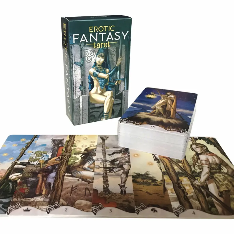 Horúce predaja fantasy tarot Oracle Card osud veštenie proroctva karty Family Party hra Tarot 78 Card Deck PDF Guide