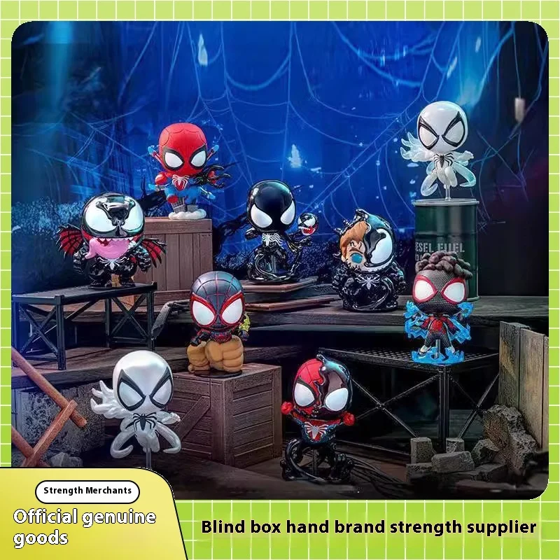 Horúce predaja Marvel Spider Man 2 Series Blind Box Cosplay Movie Modely Modely narodeniny darčeky sviatočné darčeky a doplnky