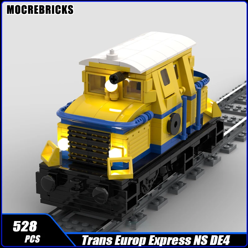 Horúce predaja nemeckého vlaku O&K MV9 stavebné bloky MOC Diesel Locomotive Model Múzeum Zbierka série DIY Detské hračky tehly